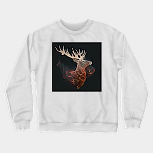 Stag Wisps 03 Crewneck Sweatshirt